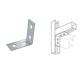 Cantoneira "L" 4 furos